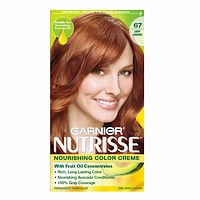 8689_07018017 Image Garnier Nutrisse Level 3 Permanent Creme Haircolor, Light Auburn 67 (Ginger Spice).jpg